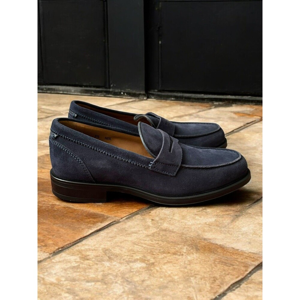 Aquatalia Mens Neil Penny Loafer  Size 8.5 ( Runs Small)